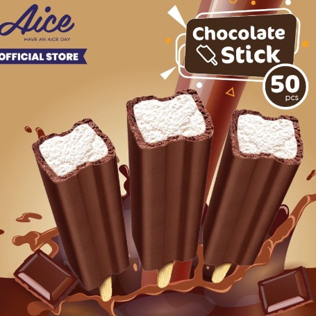 

WFVQ5108 TERMURAH Aice Ice Cream Chocolate Stick 40g Es Krim (1 karton = 50 pcs) Eskrim