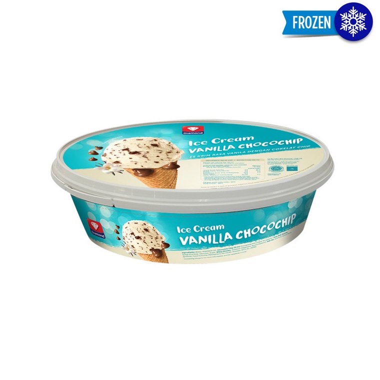 

ZCTH1502 Terlaku.../ Diamond Ice Cream Vanilla Chocolate Chip 700ml