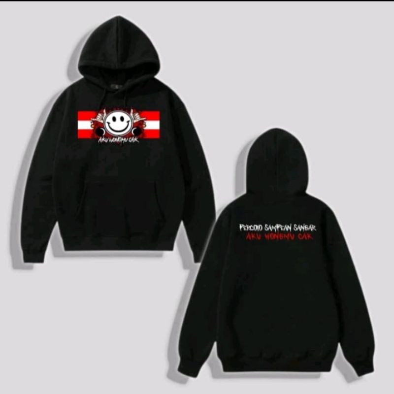 HODIE DAN TS HODIE AWC AKU WONGMU CAK DESAIN TERBARU BAHAN PREMIUM KUALITAS TERBAIK SABLON PLASTISOL