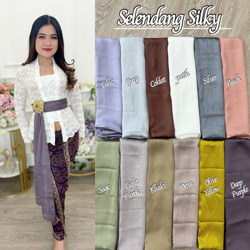 Selendang bali shainny Chiffon Silky