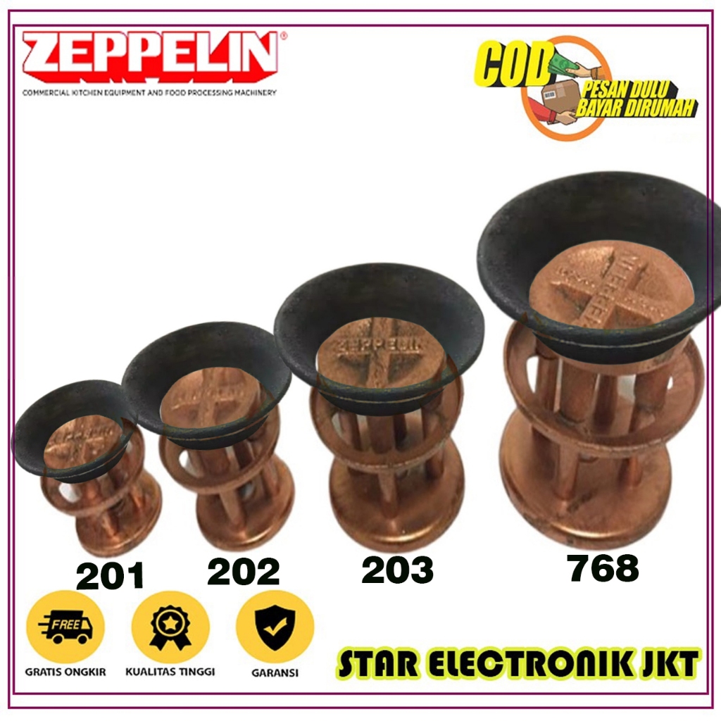 Kepala Kompor Gas Semawar Zeppelin Zpl Pilihan Model 201 202 203 768 100 188 208 209