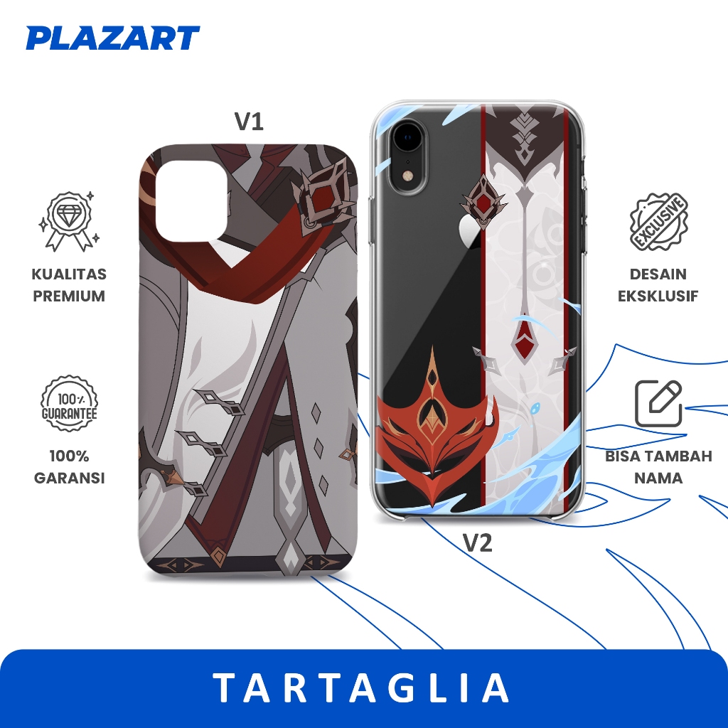 Case Casing HP Tartaglia Childe Genshin Impact Untuk Iphone Samsung Xiaomi Oppo Vivo Kualitas Premiu