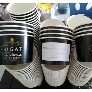Paper Bowl / Paper Cup 17 oz (500 ml) + Cetak Tulisan atau Logo