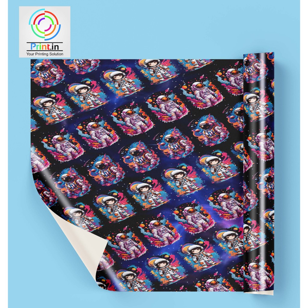 

Kertas Kado Astronout Art, cetak gift paper viral, Wrapping Paper Custom Ukuran A3+