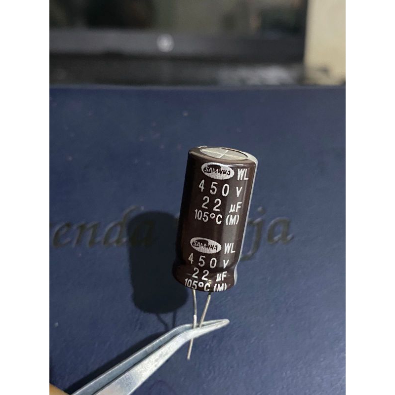 Elco 22uf 450v Samwha Original 22 uf 450 V