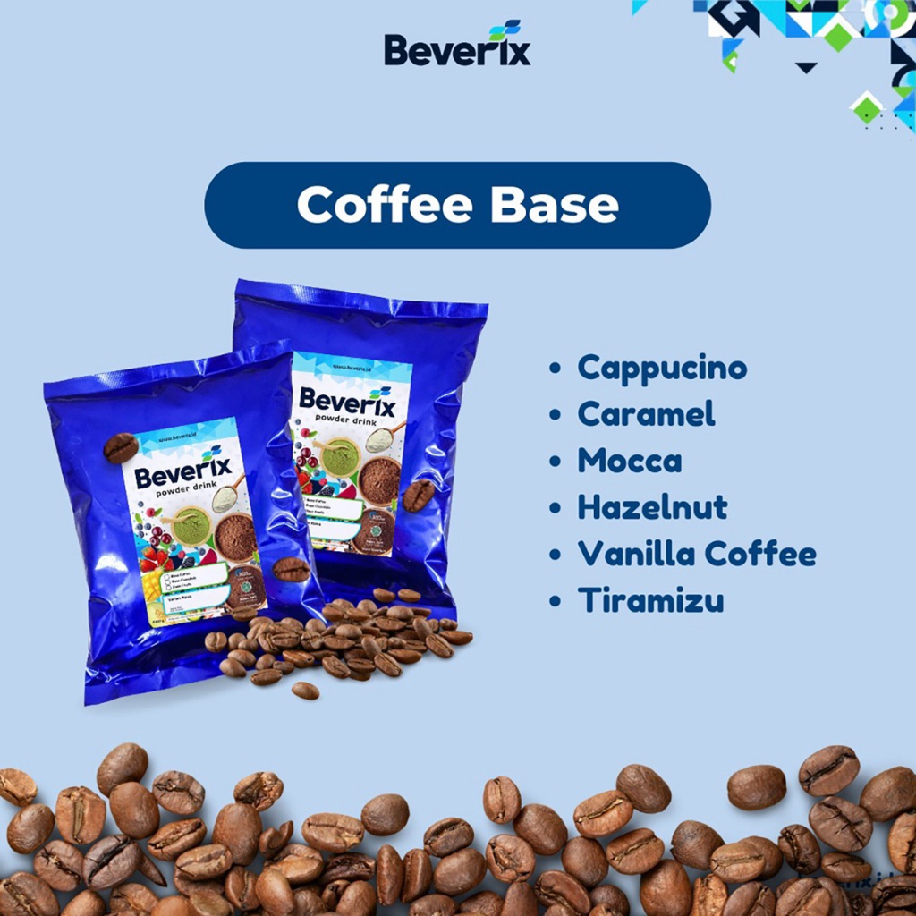 

Bubuk Minuman Kopi Coffe Premium Ala Cafe Beverix Powder Drink Kemasan 1 Kilo All Varian