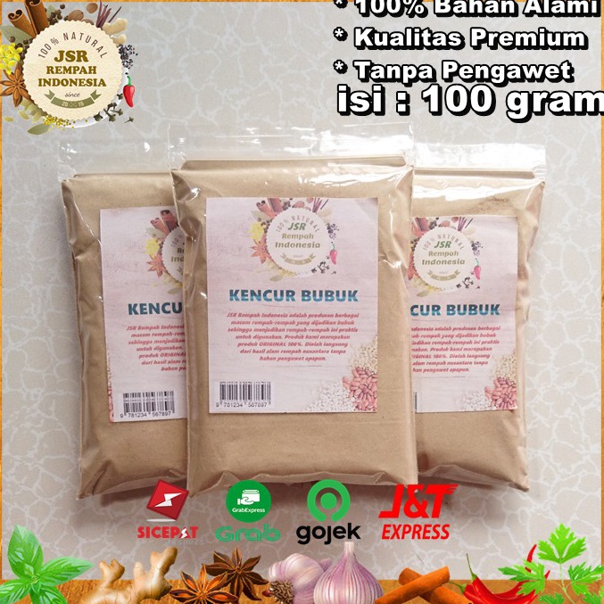 

Terk!!ni KENCUR BUBUK ASLI ISI 100 GRAM BUMBU DAPUR JSR REMPAH Seller Now