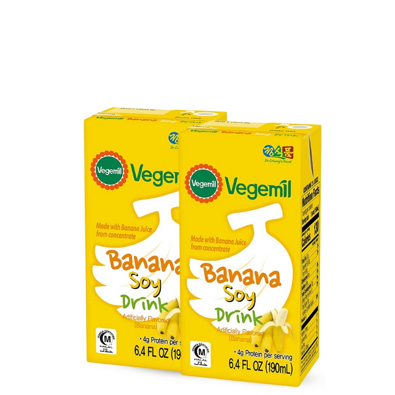 

[♢O58$] Soy Drink Banana pack 190ml (Bundle 2 drinks) [194]
