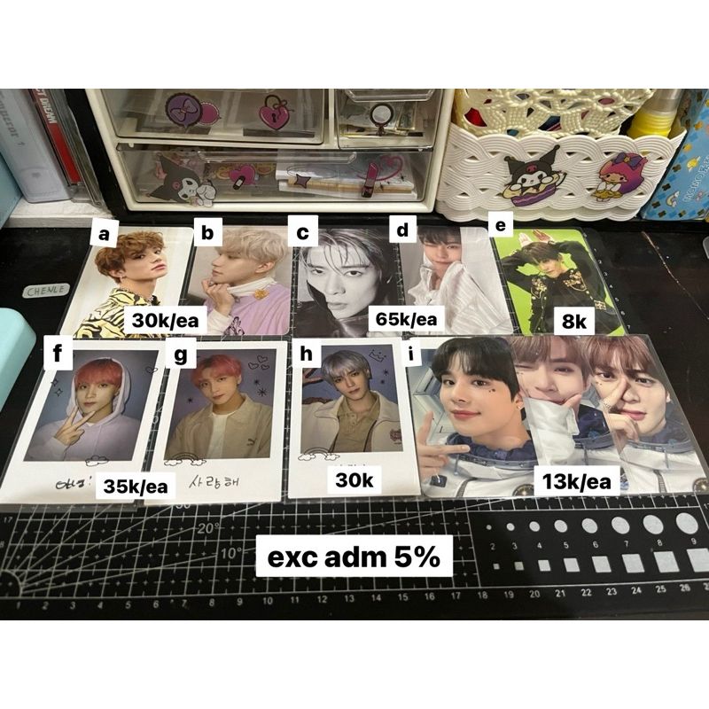 PHOTOCARD AAB NCT DOJAEJUNG JAEHYUN HOTTRACKS NCT DOJAEJUNG HAECHAN POLA WTMC, FANDMADE ASTROUNOT, J