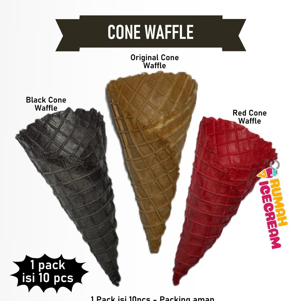 

VBXN8289 Stok terbaru Cone Waffle Ice Cream isi 10pcs