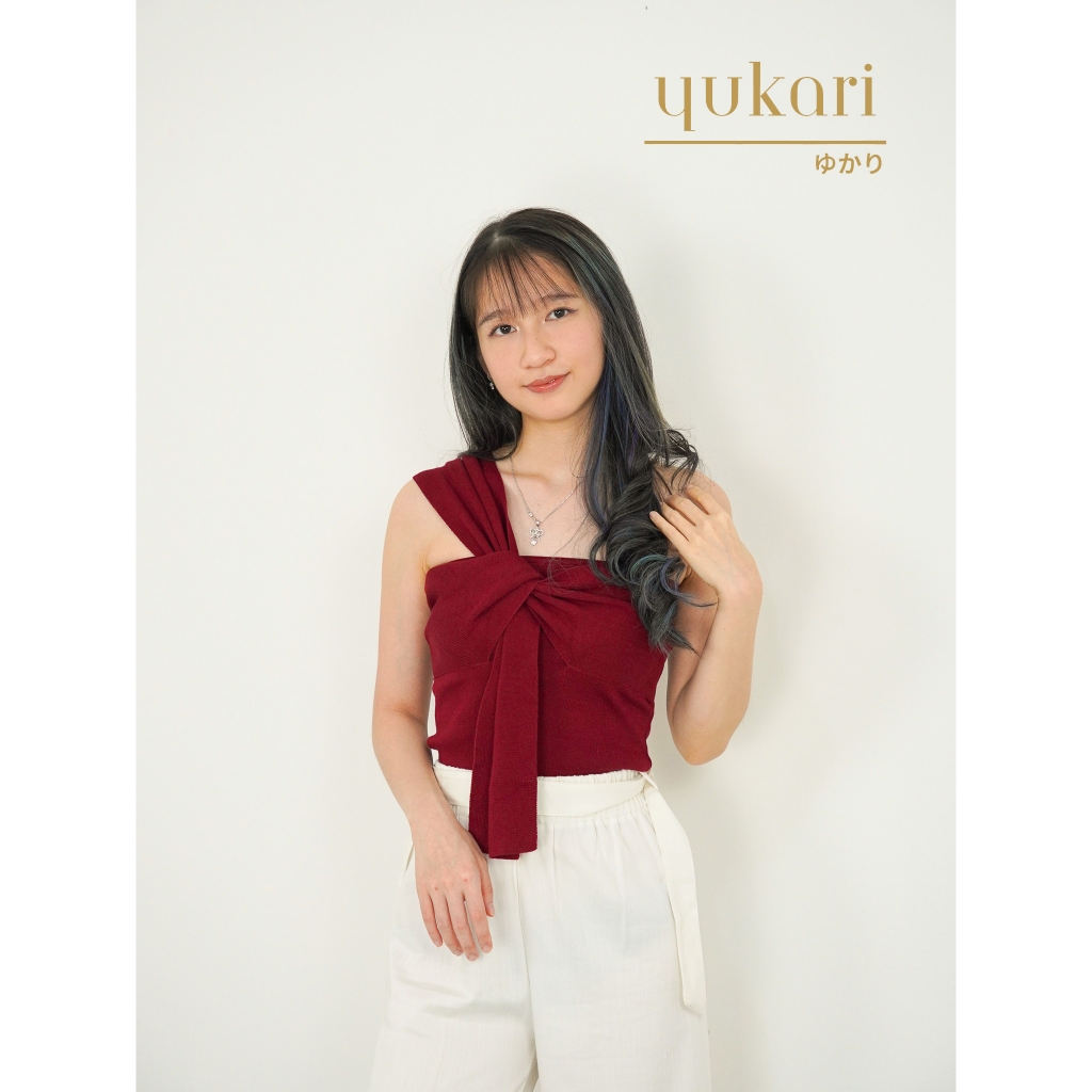 NESSIE Top | Lace Floral Basic Vintage Knit Rajut Ala Korea Crop Top Wanita