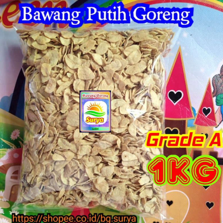 

[♠Q91\] Bawang PUTIH Goreng Kiloan Harga 1kg Stock Ada