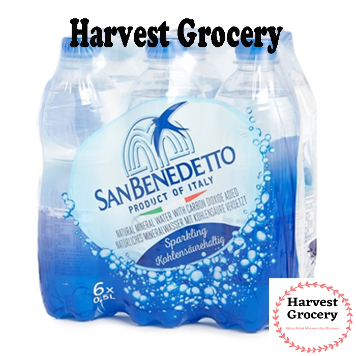 

San Benedetto Sparkling Mineral Water Pet 500 ML x 24 Botol