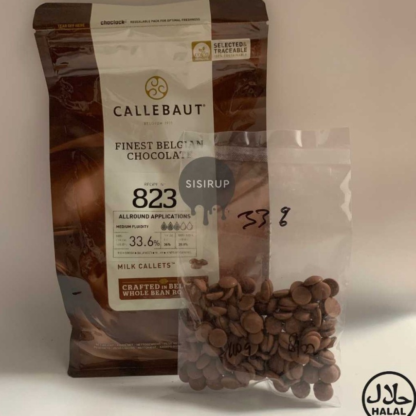 

Terk1n1 Callebaut Milk Chocolate 33,6% 100 gr / Callebaut Milk / Chocolate Couverture [202]