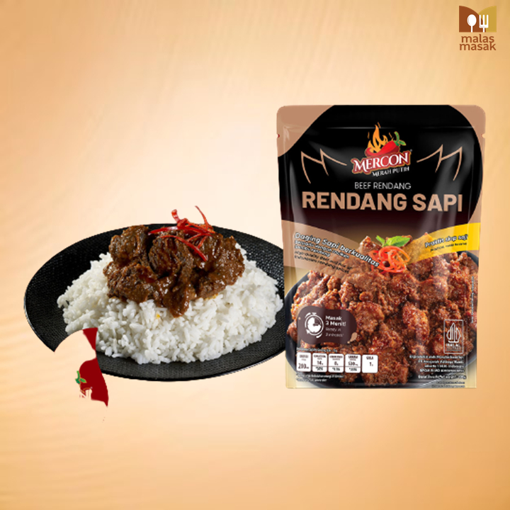 

Rendang Daging Sapi Mercon Merah Putih