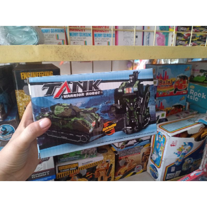 MAINAN ROBOT BERUBAH JADI TANK DEFORMATION ROBOT ARMOR KNIGHT EDUKATIF