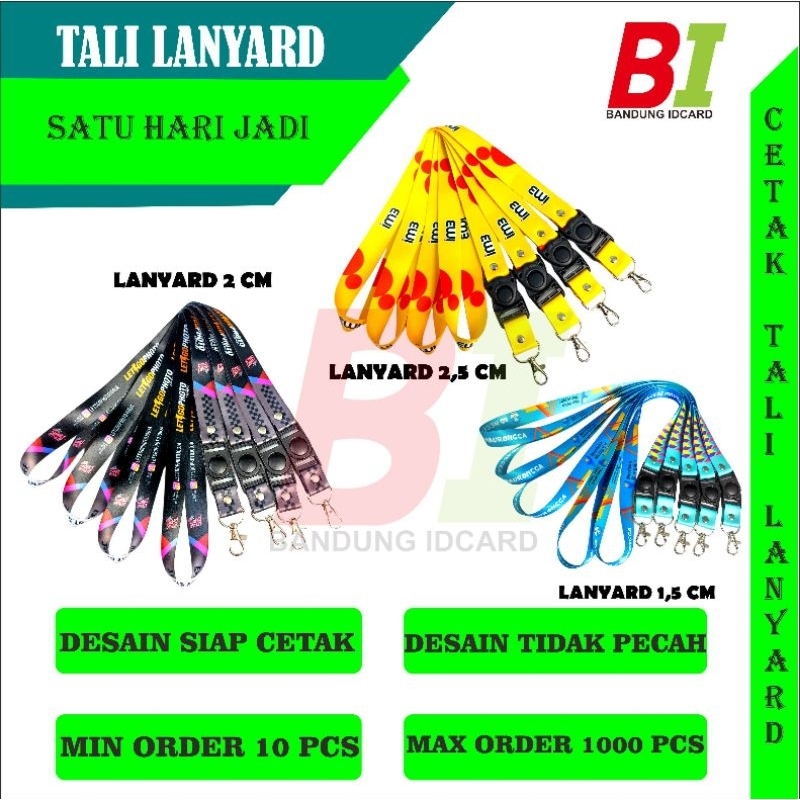 

CETAK LANYARD ID CARD CUSTOM CEPAT SATU HARI JADI/TALI LANYARD ID CARD PRINTING/GANTUNGAN NAME TAG EXPRESS/KALUNG ID CARD CUSTOM KILAT