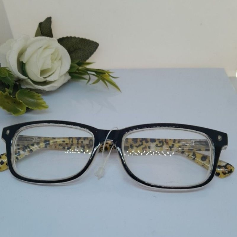 Kacamata minus 1 gagang leopard