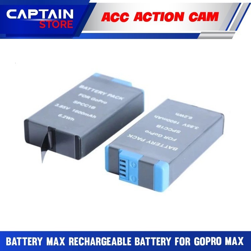Battery Max Rechargeable Battery for GoPro Max - BATTERY GOPRO MAX