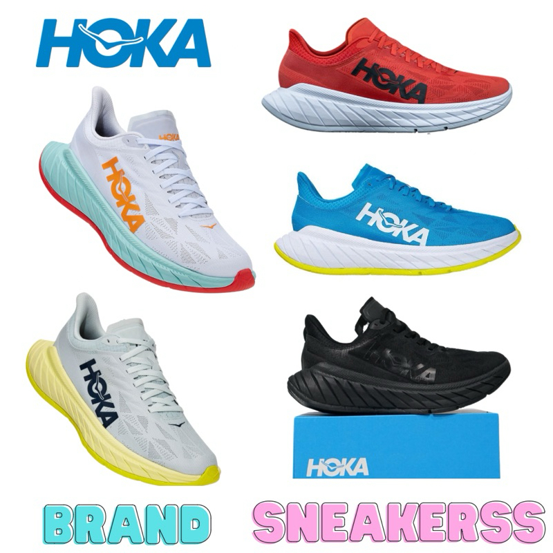 NEW HOKA ONE ONE CARBON X2 X3 BLACK WHITE BLUE RED ORIGINAL