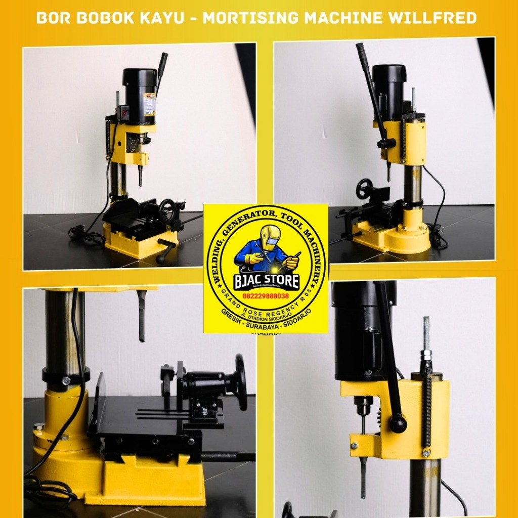 MESIN BOR BOBOK KAYU TERMURAH - MORTISING MACHINE - WILLFRED