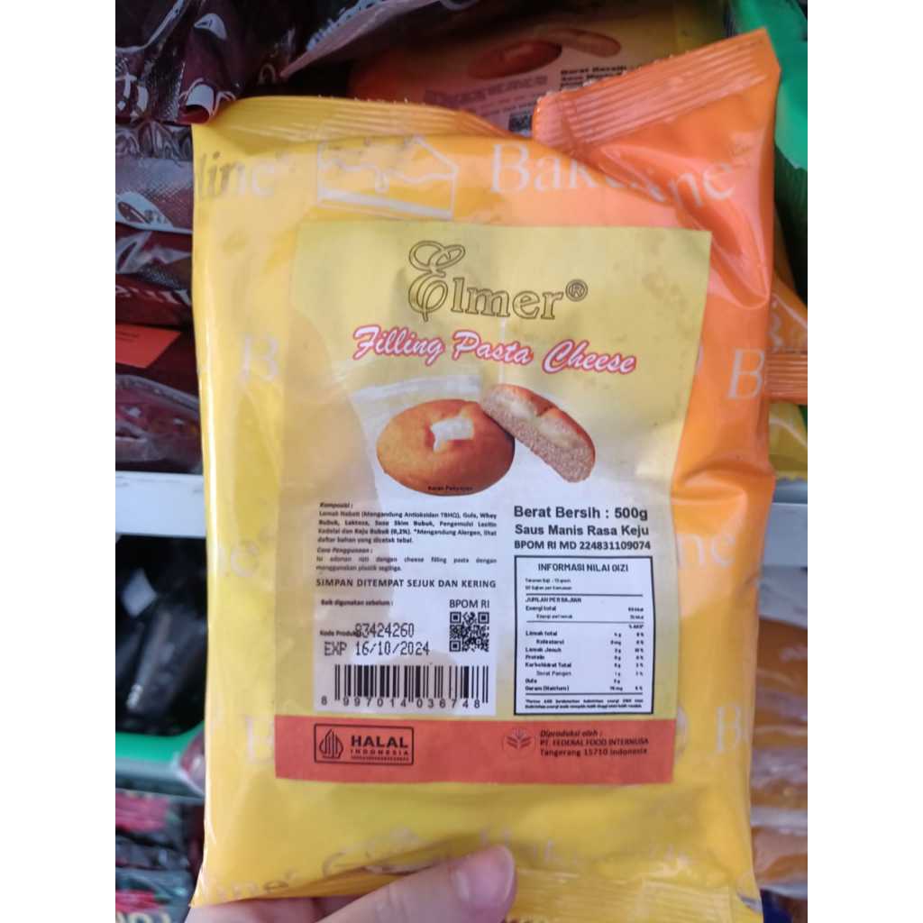 

Elmer Cheese Filling / Isian Keju 500gr