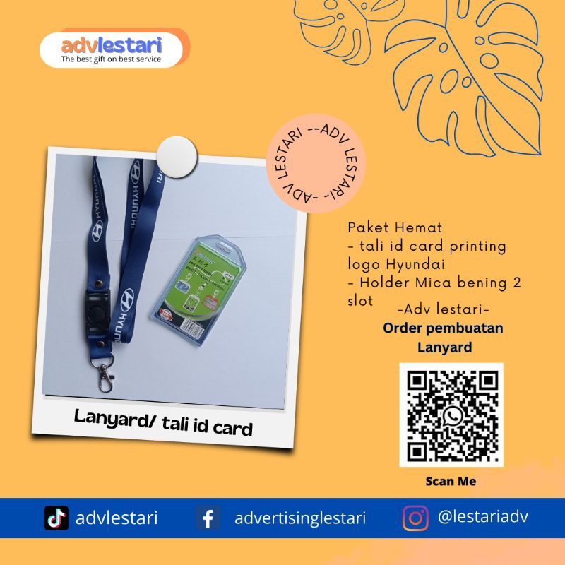 

Paket Hemat Lanyard Dan Holder Hyundai/Honda/Daihatsu/Custom