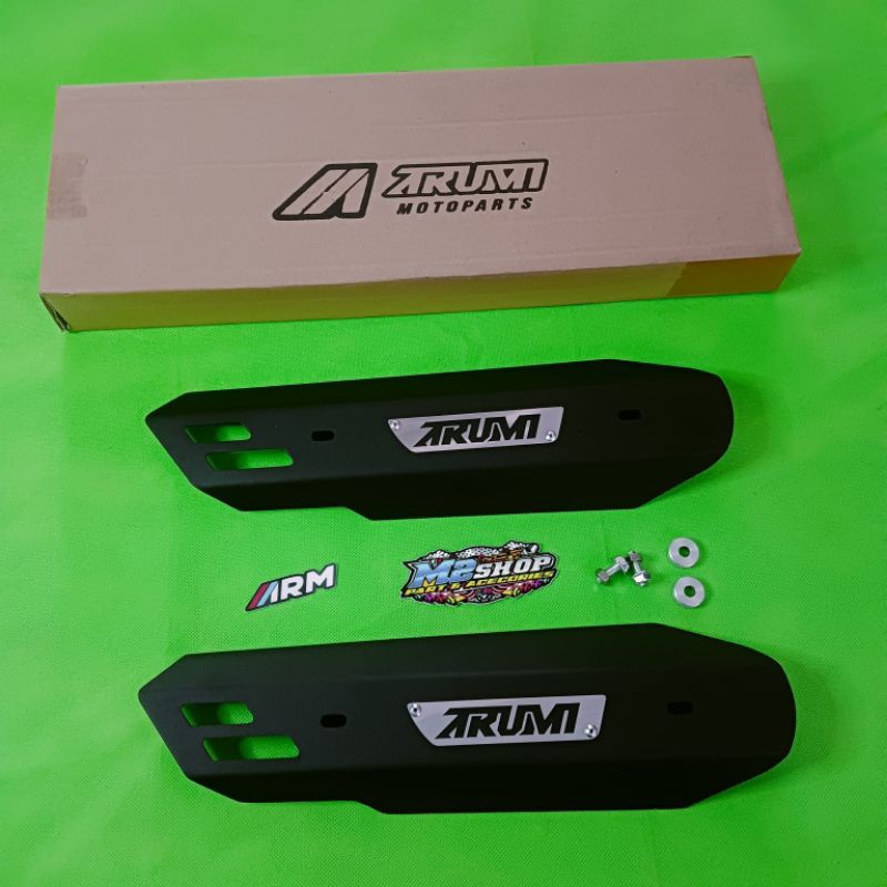 COVER KNALPOT BEAT SCOOPY GENIO ARM ARUMI TAMENG KNALPOT