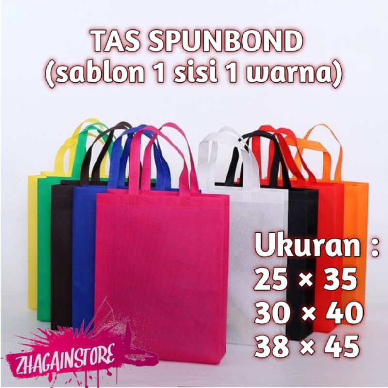 

Tas Spunbond Sablon (1 sisi 1 warna) | TAS SPUNBOND SABLON LUSINAN
