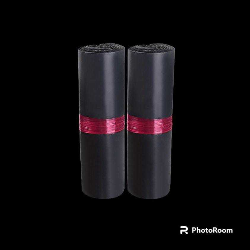 

Plastik Polymailer/Bungkus Kemasan HITAM Non Glossy isi +/- 100 pcs