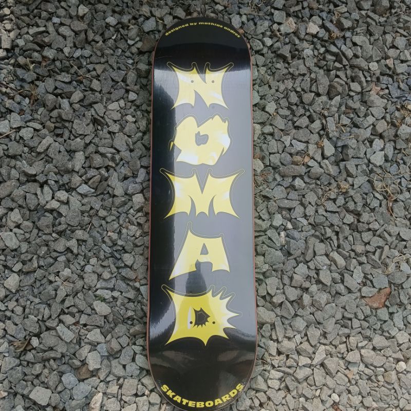 PAPAN SKATEBOARD / SKATEBOARD DECK / NOMAD / LOGO YELLOW