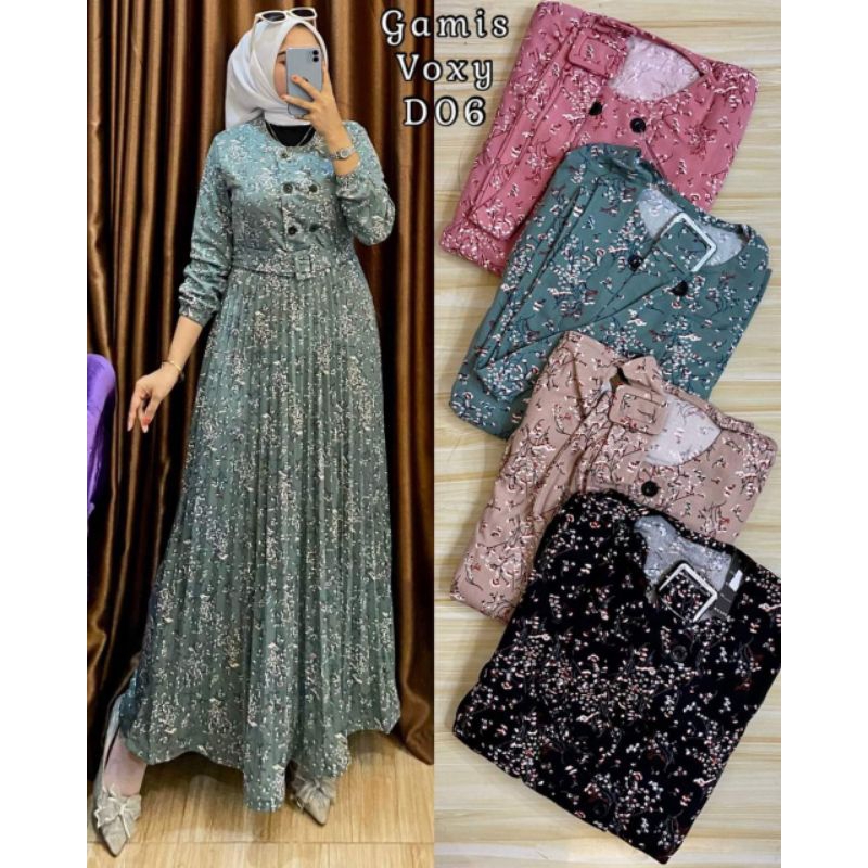 GAMIS VOXY PLISKET PREMIUM || GAMIS PLISKET || GAMIS PLISKET WANITA