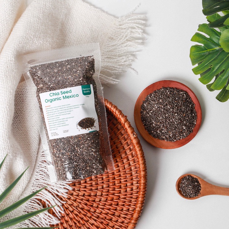 

Sell3r Organic Chia Seed 100gr Halal 100% Original GOGO Beli
