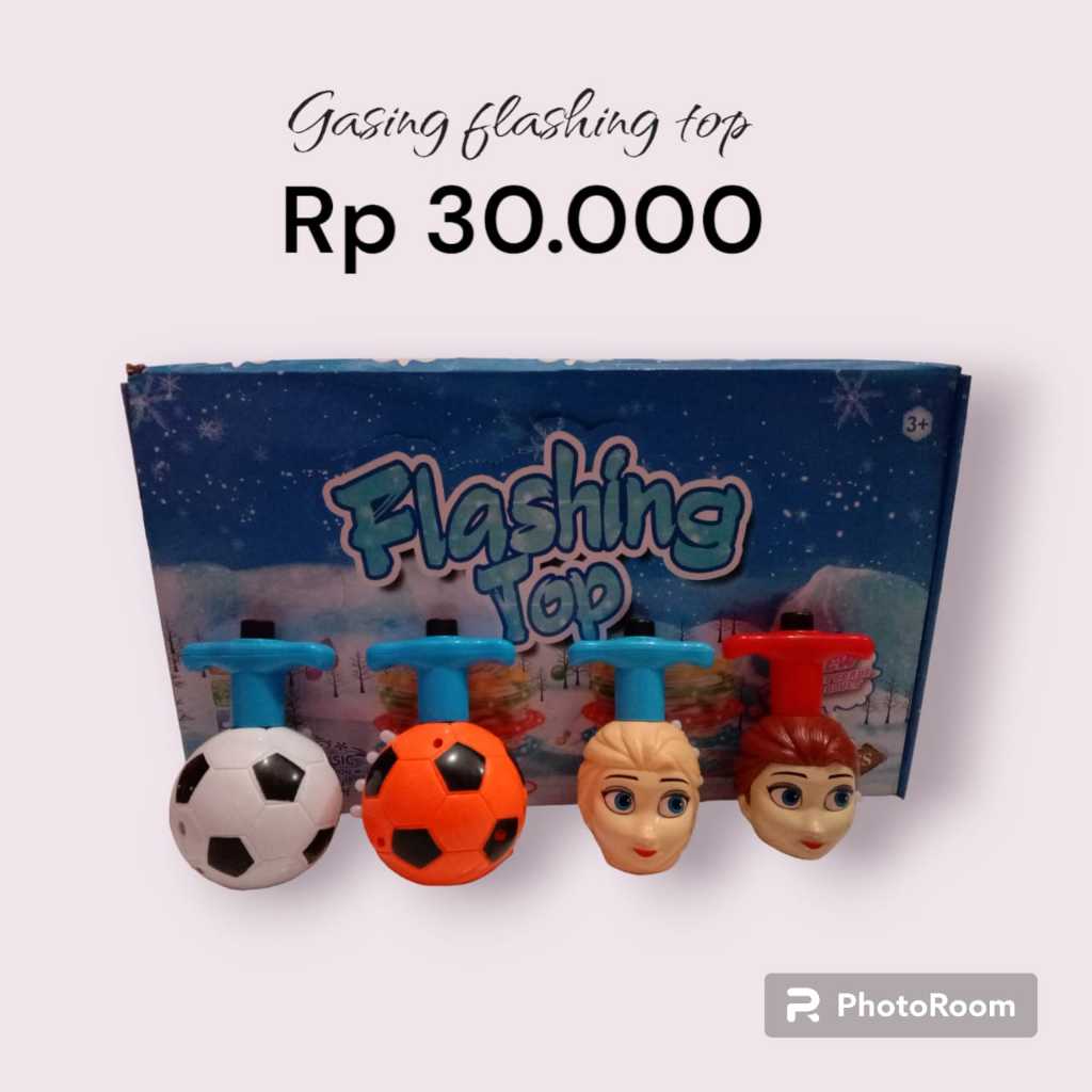 Gasing flashing top/mainan anak/mainan gasing