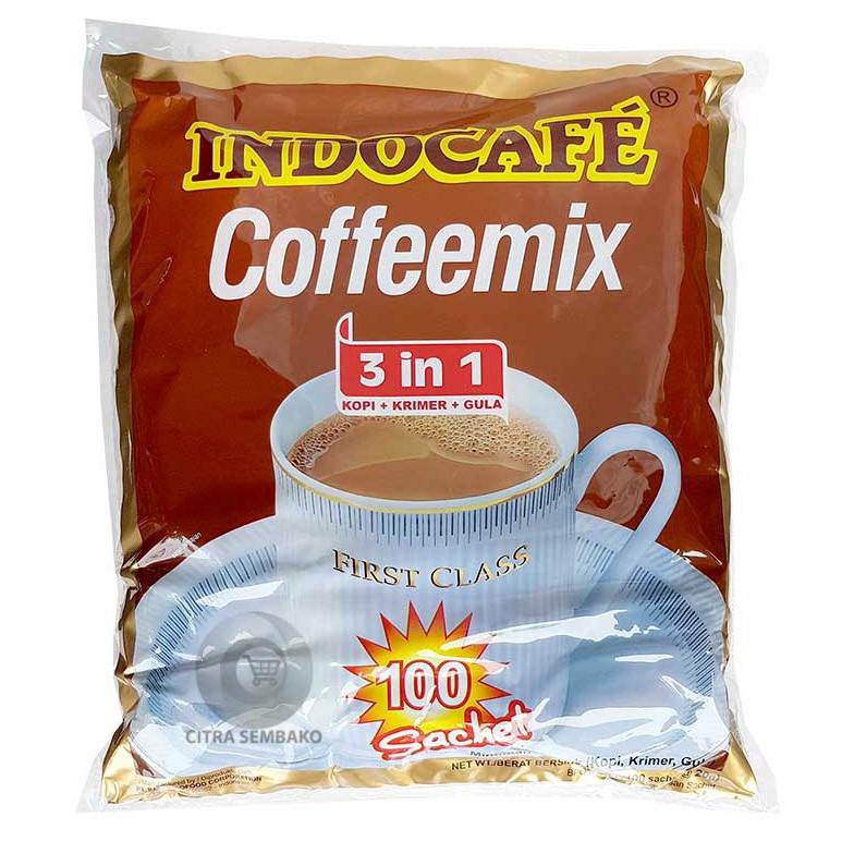 

[✮N69/] INDOCAFE COFFEEMIX (100 SACHET X 20 GRAM) / INDOCAFE 3IN1 ISI 100 SACHET [132]