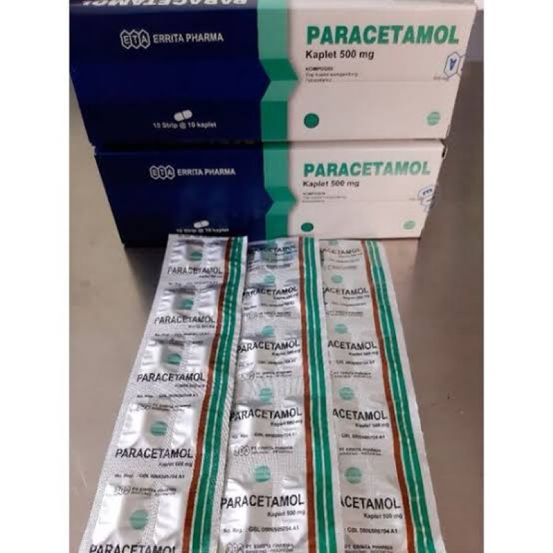 PARACETAMOL ERRITA 500 MG BOX 100 KAPLET