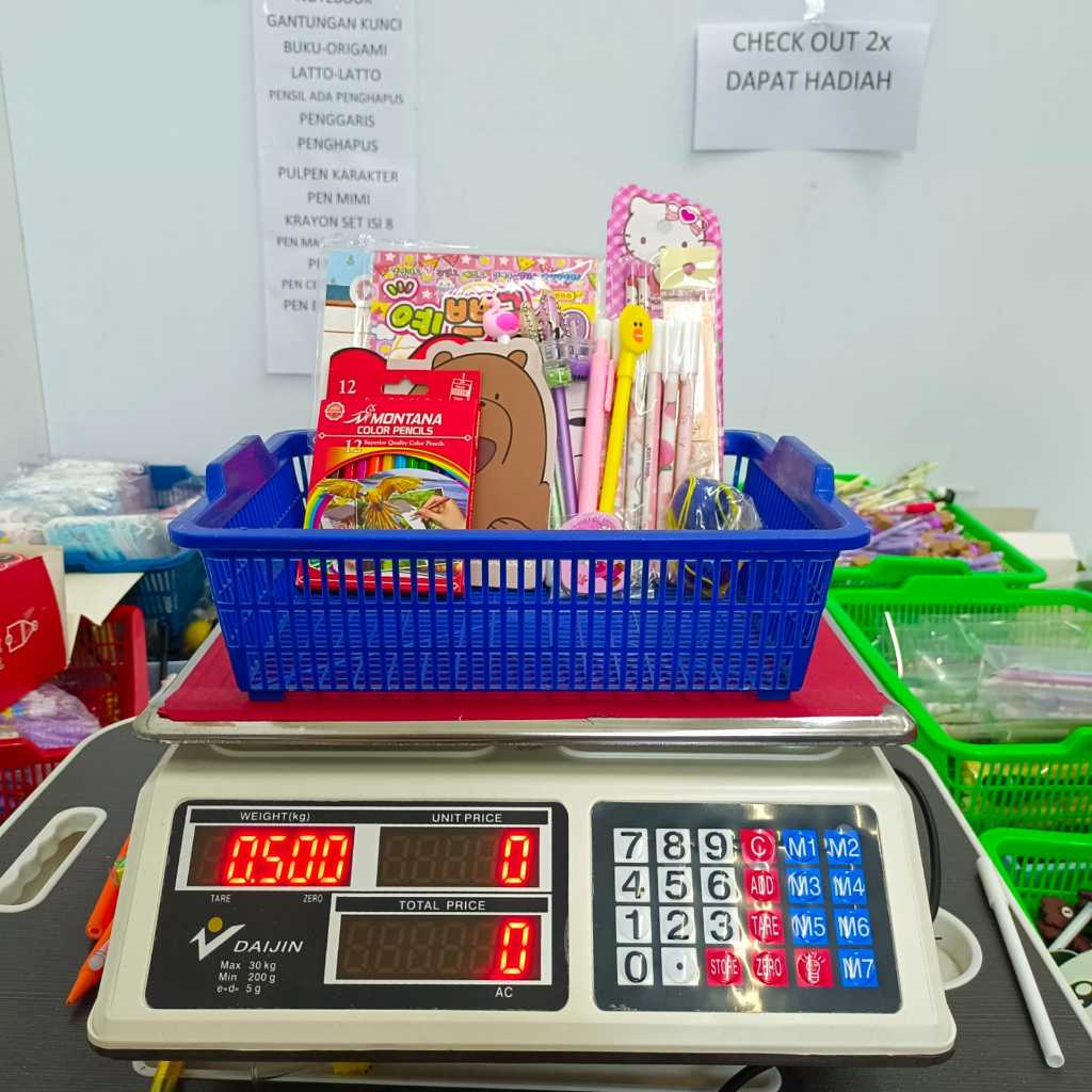 

ALAT TULIS KANTOR DAN SEKOLAH - LUCU DAN FANCY - TIMBANG 500 GRAM