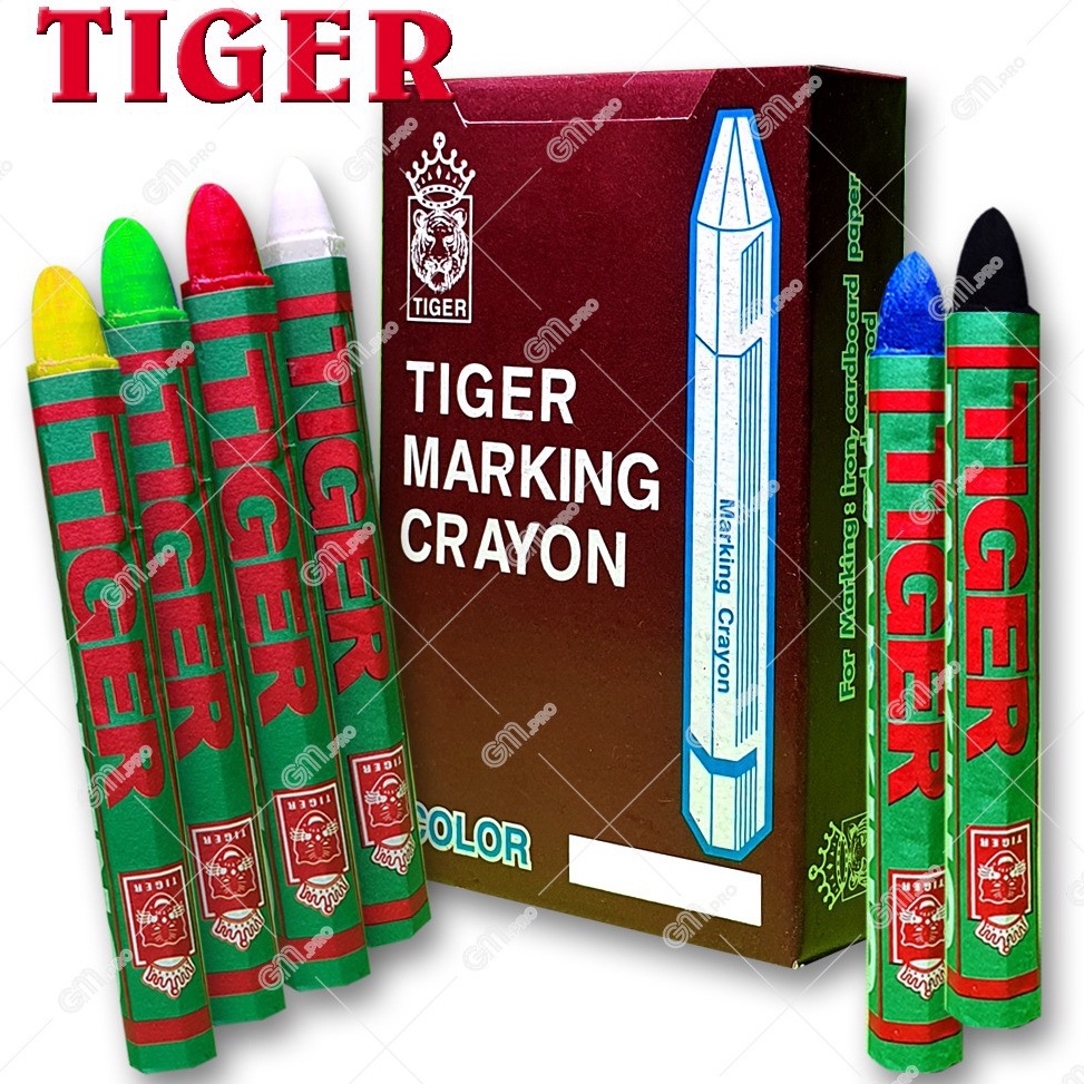 

St0k B4nyak Crayon Marking Tiger / Crayon Kayu / Crayon Besi Promo Terupdate