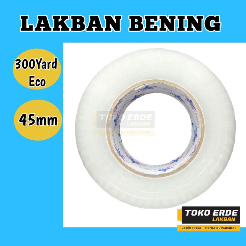 

Lakban Bening - Lakban Jumbo 300yard 45mm SEVENSTAR tebal murah
