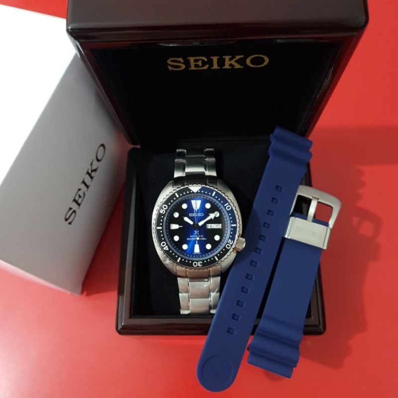 Jam tangan Automatic SEIKO Prospex Turtle Monster Padi Diver fullset