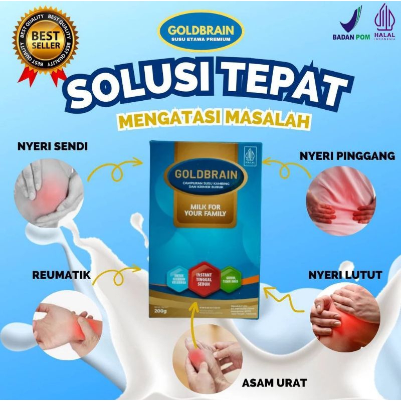 

susu etawa goldbrain tidak pregus kwalitas premium
