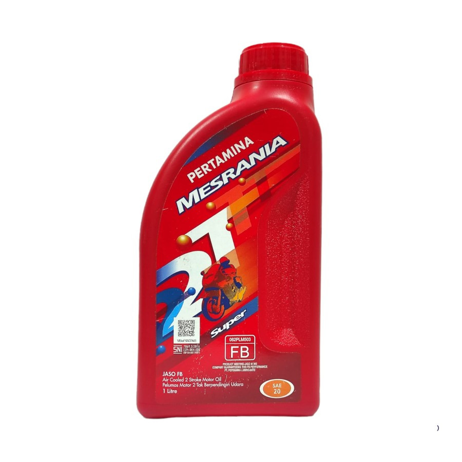 Oli Samping Mesran Mesrania 2T 1 Liter Original Oli Samping Motor 2T