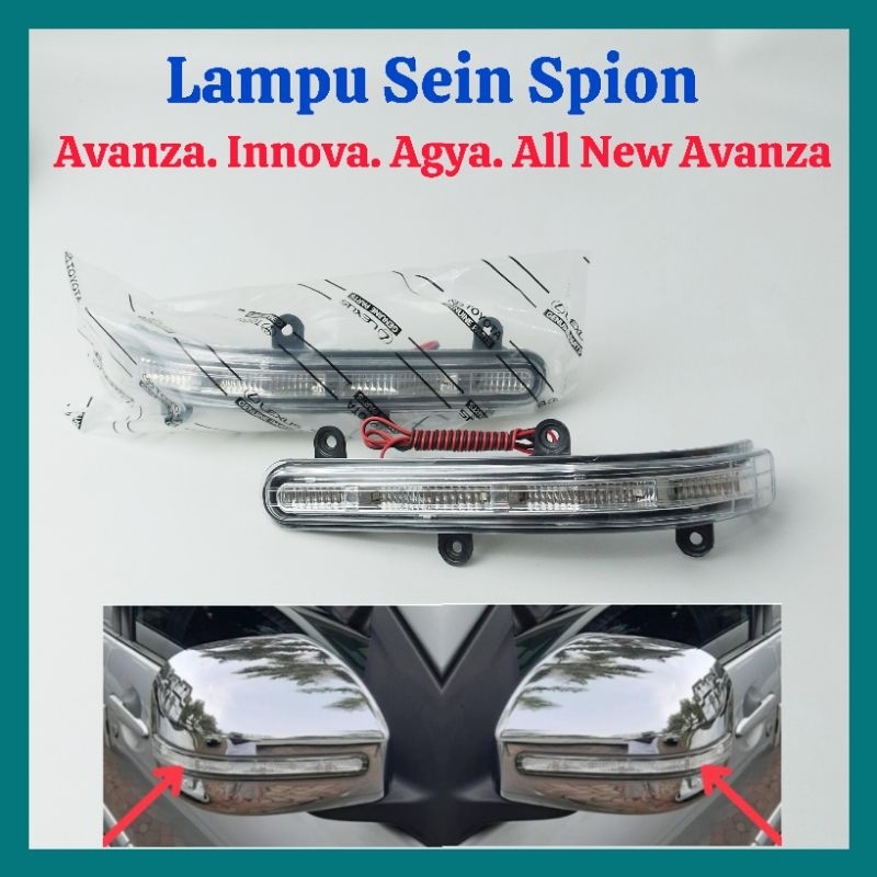 Lampu Sein Spion Avanza/ Lampu Sein Spion Innova/ Lampu Sein Spion Agya/ Sein Spion All New Avanza