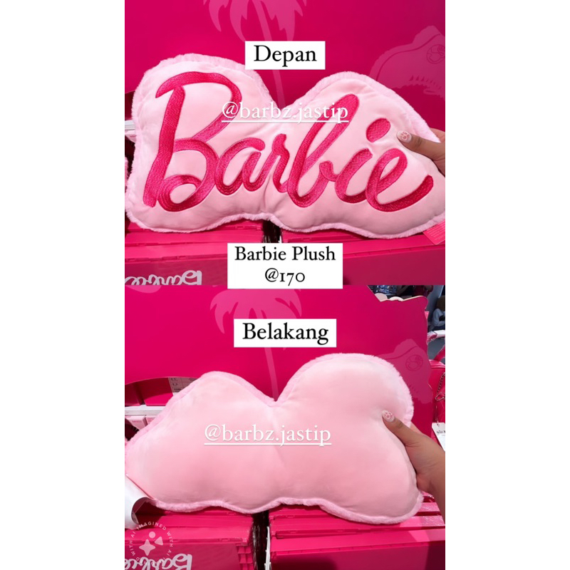 MINISO X BARBIE / BANTAL BARBIE MINISO / PLUSH BARBIE MINISO