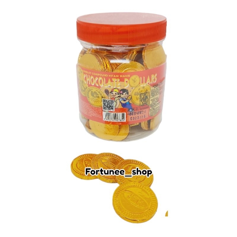 

Dollar Mini / Coklat Koin isi 100 / Coklat Keping / Dollar Kecil / Coklat Lebaran / Permen Lebaran