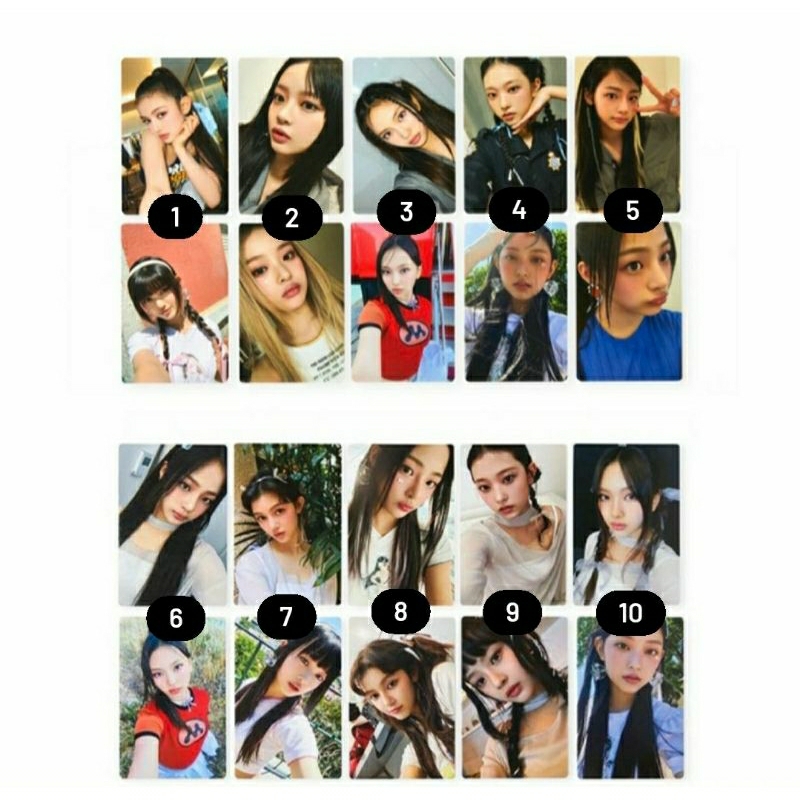 Newjeans Line Friends Sharing Photocard Set