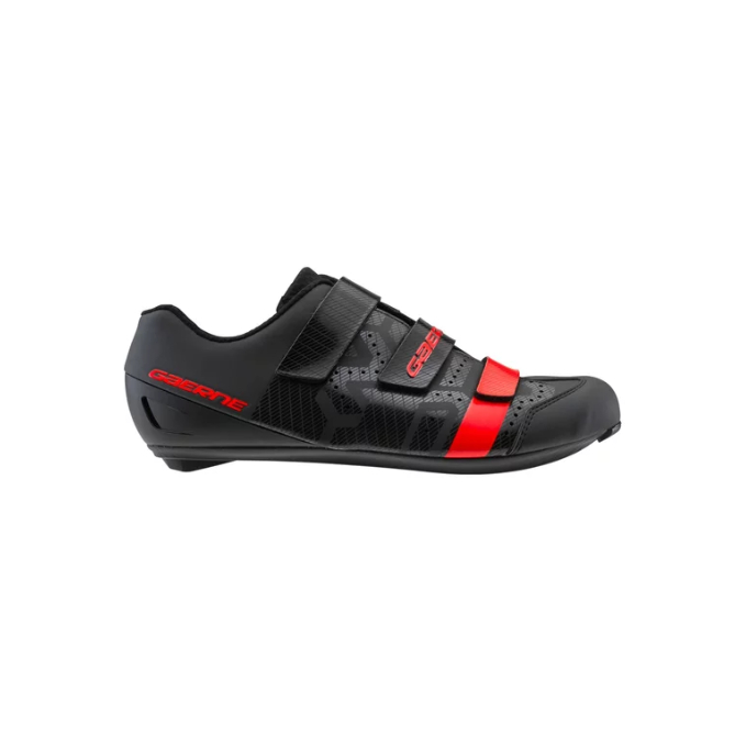 Sepatu Sepeda GAERNE RECORD Cycling Balap Road Matt Black Red