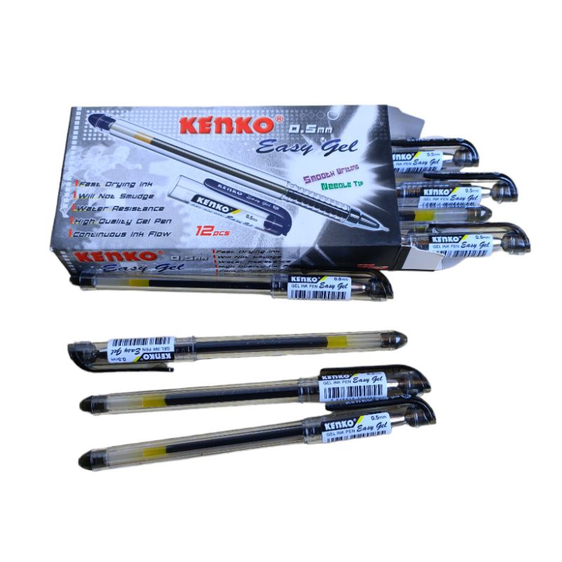 

Pulpen Kenko Easy Gel 05mm Jual lusinan isi 12pc
