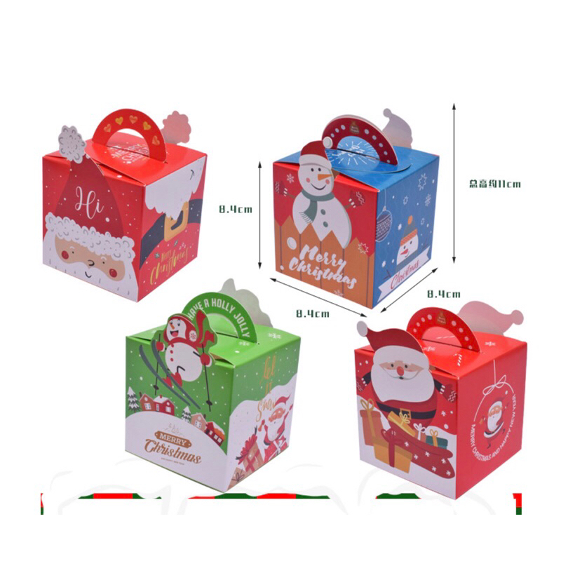 

box natal lucu ukuran 8.4x8.4 cm