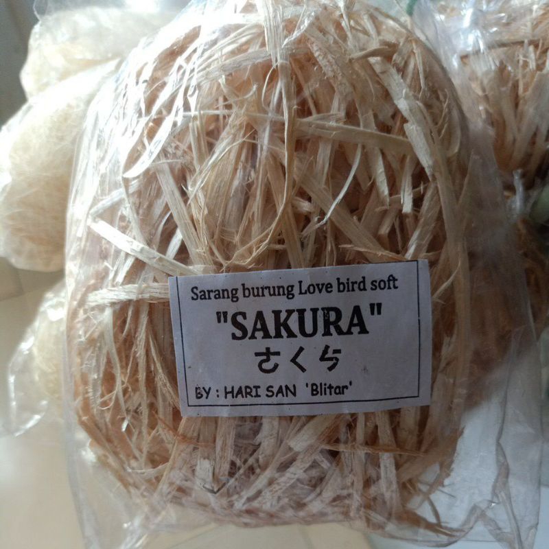 Sarang burung Lovebird